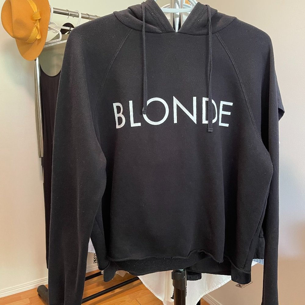 Blonde hoodie
